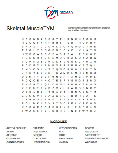 Skeletal Muscle - Puzzle